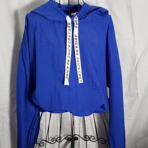 Juicy Couture Nylon Logo Hoodie NWT